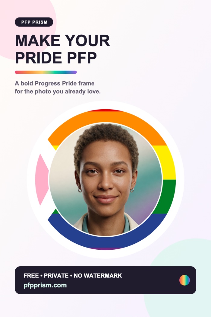 PFP inspiration made with the Maker: Progress Pride PFP